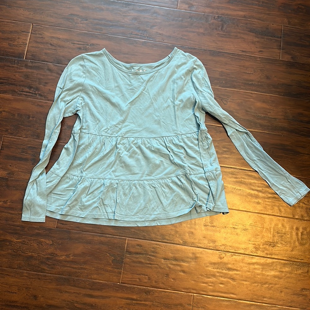 Size small Loft peplum shirt
